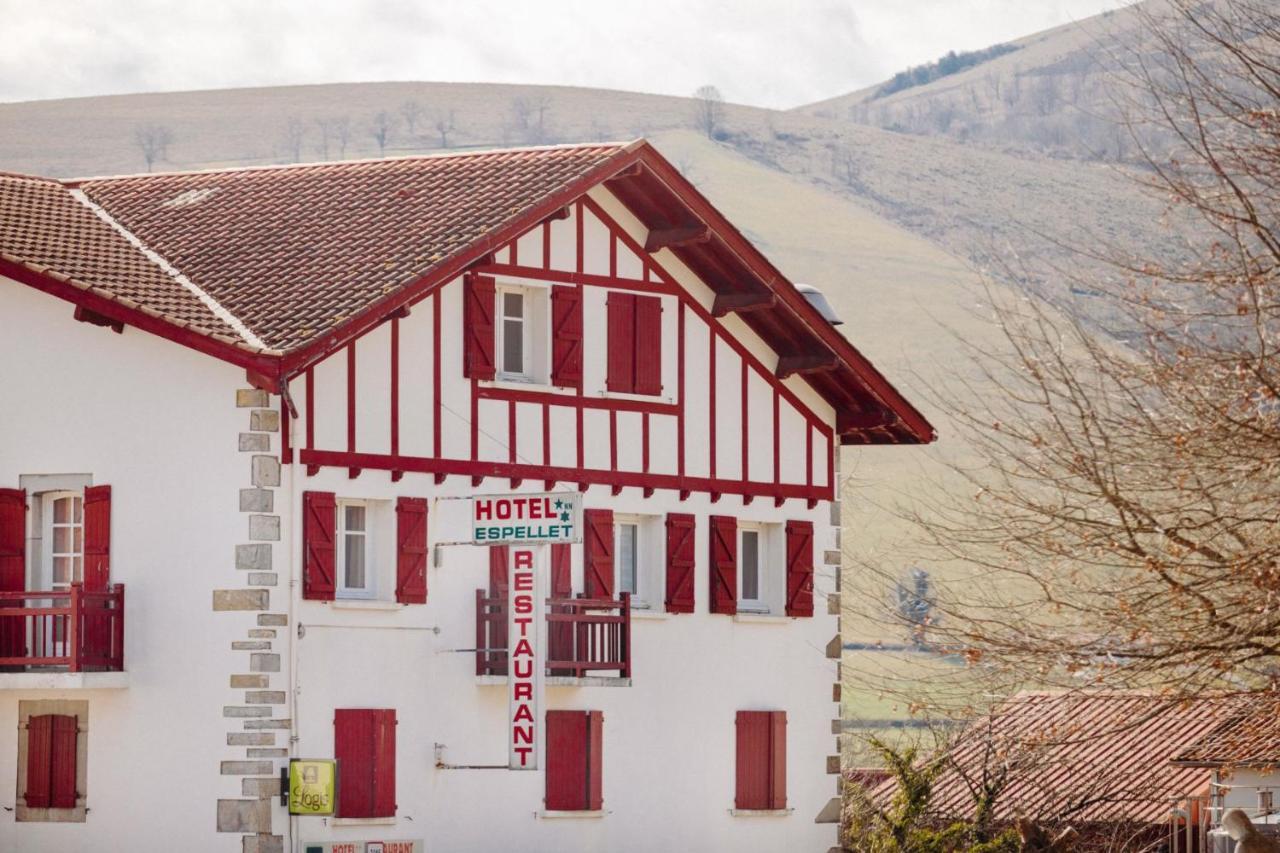 Logis Hotel Restaurant Espelletenia Larceveau-Arros-Cibits Kültér fotó