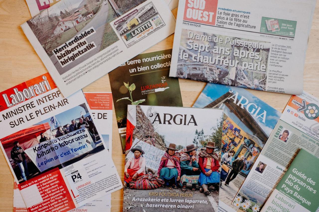 Logis Hotel Restaurant Espelletenia Larceveau-Arros-Cibits Kültér fotó